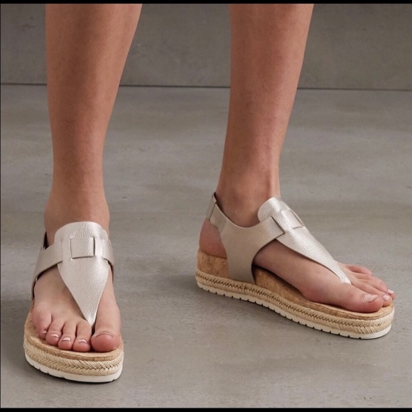 Vince Flint 2 Espadrille Cork Layered Sandal - Picture 2 of 15